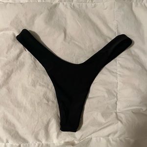 High-cut Brazilian bikini bottom